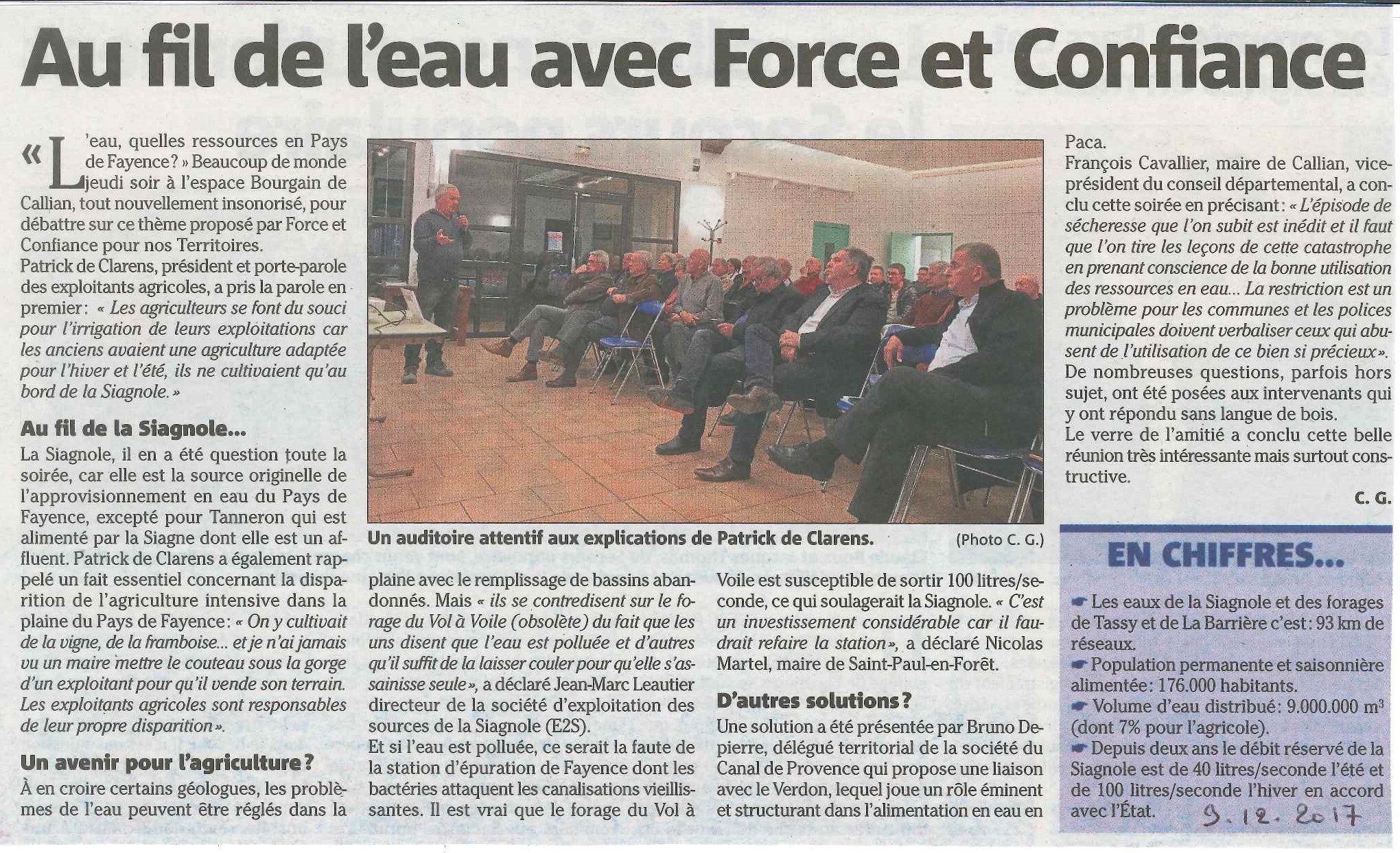 Au fil de l'eau avec force et confiance