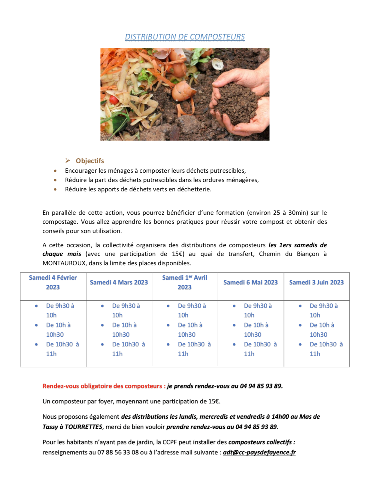 Distribution de bac à compostage
