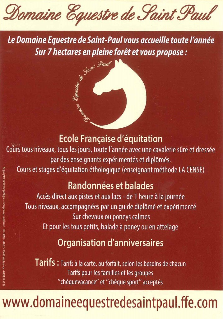 Domaine Équestre de Saint-Paul