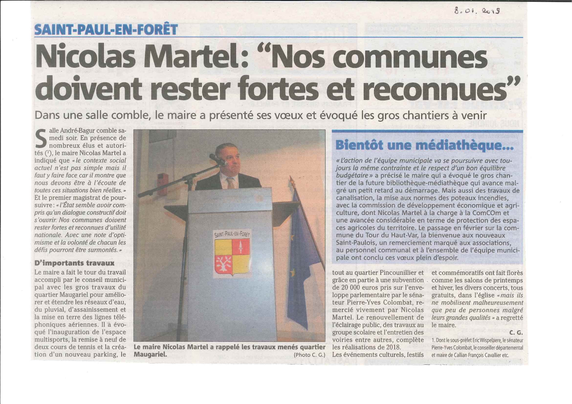 Les vœux 2019