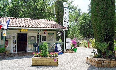 accueil du camping