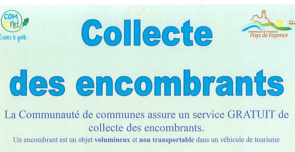 Collecte des encombrants