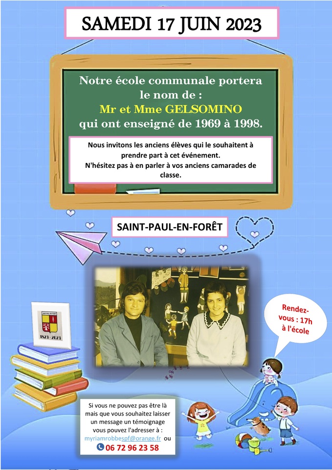 Fête de l'école
