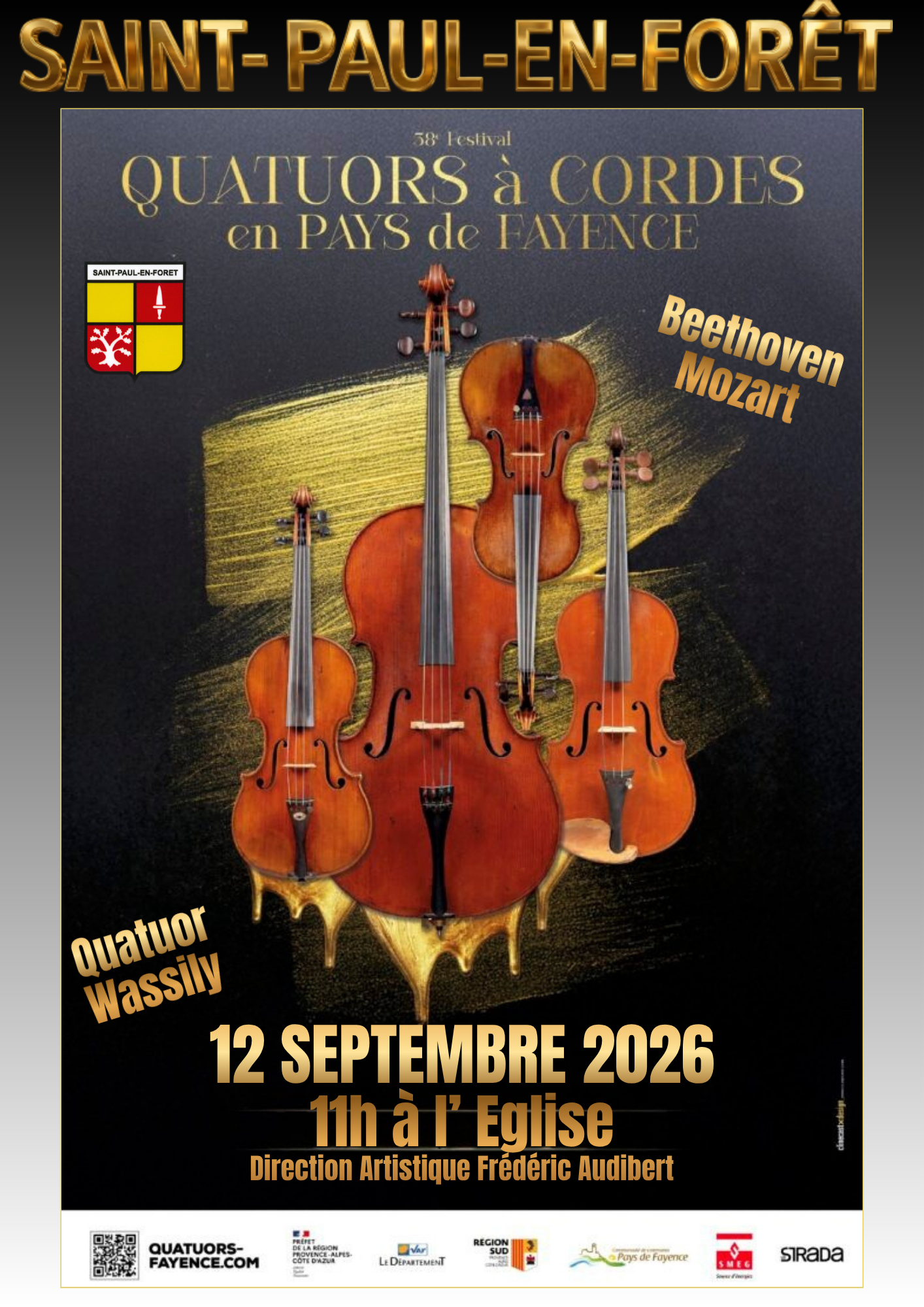 Concert Quatuors à cordes
