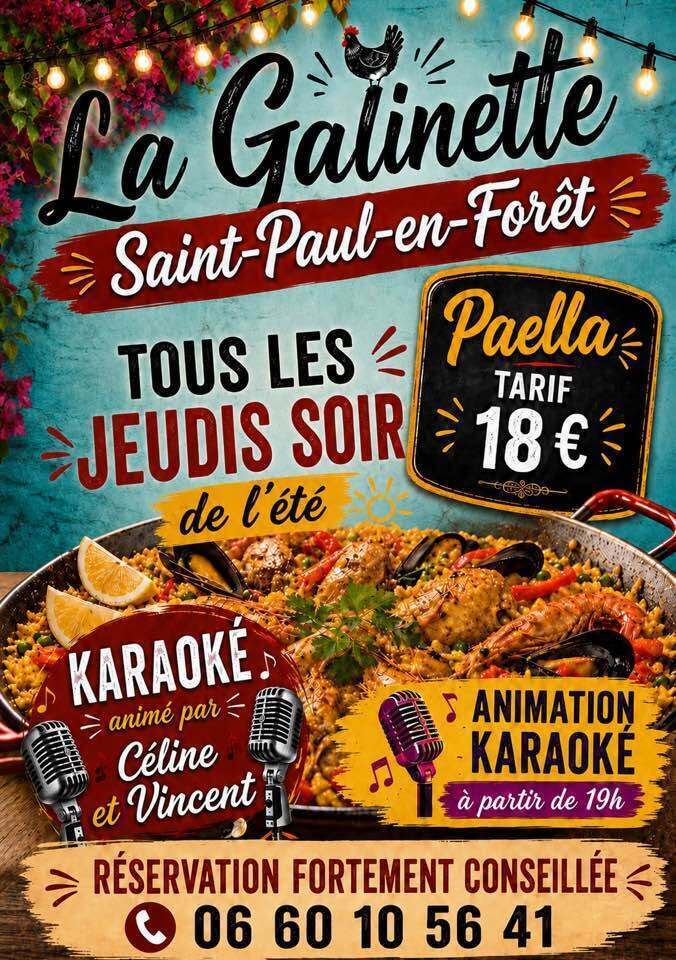 Paëlla et Karaoké