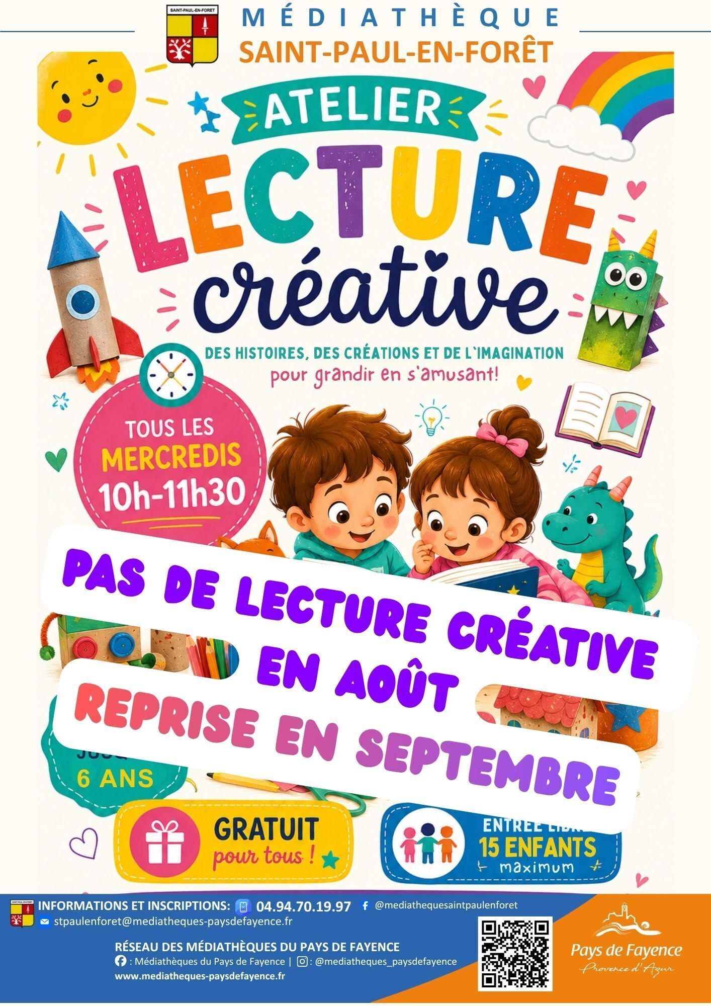 pas de lecture créa