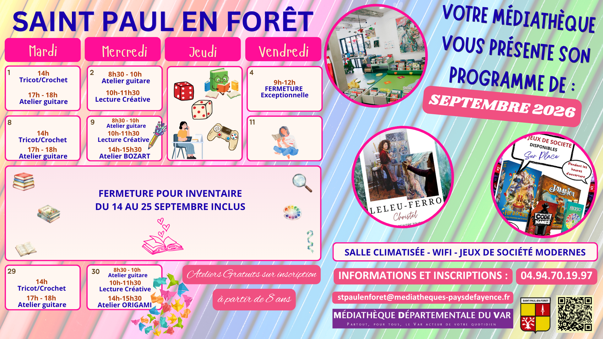 Programme de Septembre