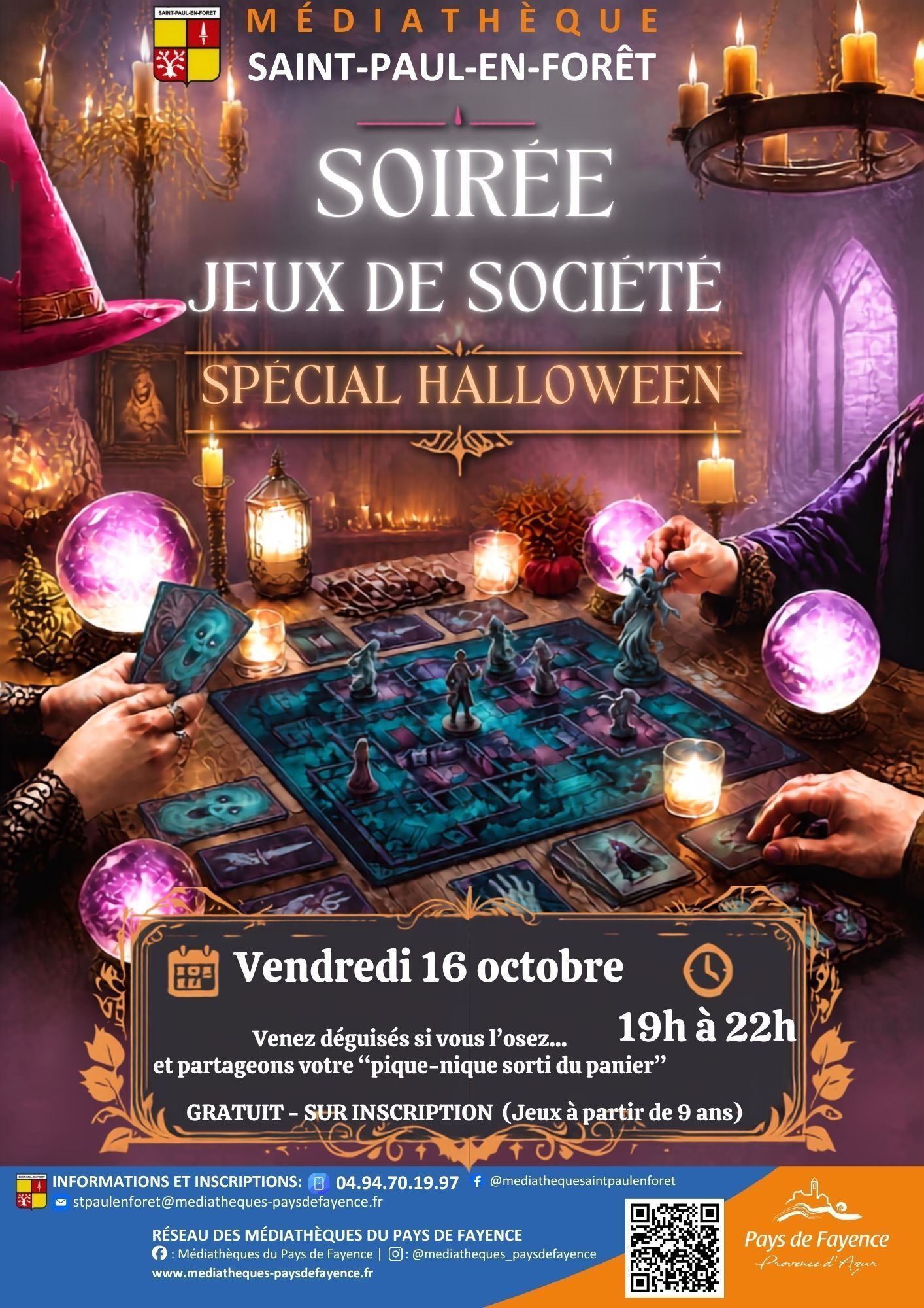 Soirée Jeux Spéciale Halloween